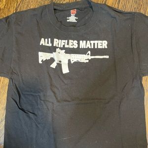 All rifles matter t-shirt